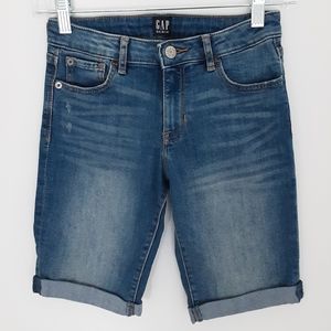Gap bermuda stretch shorts regular 10 blue